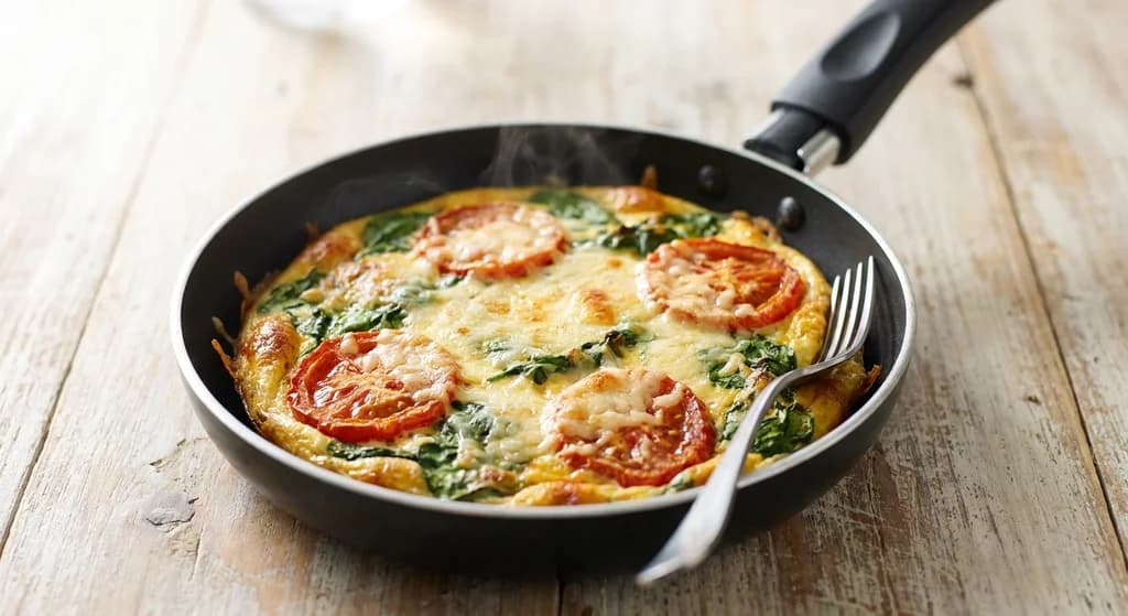 Spinach and Tomato Frittata