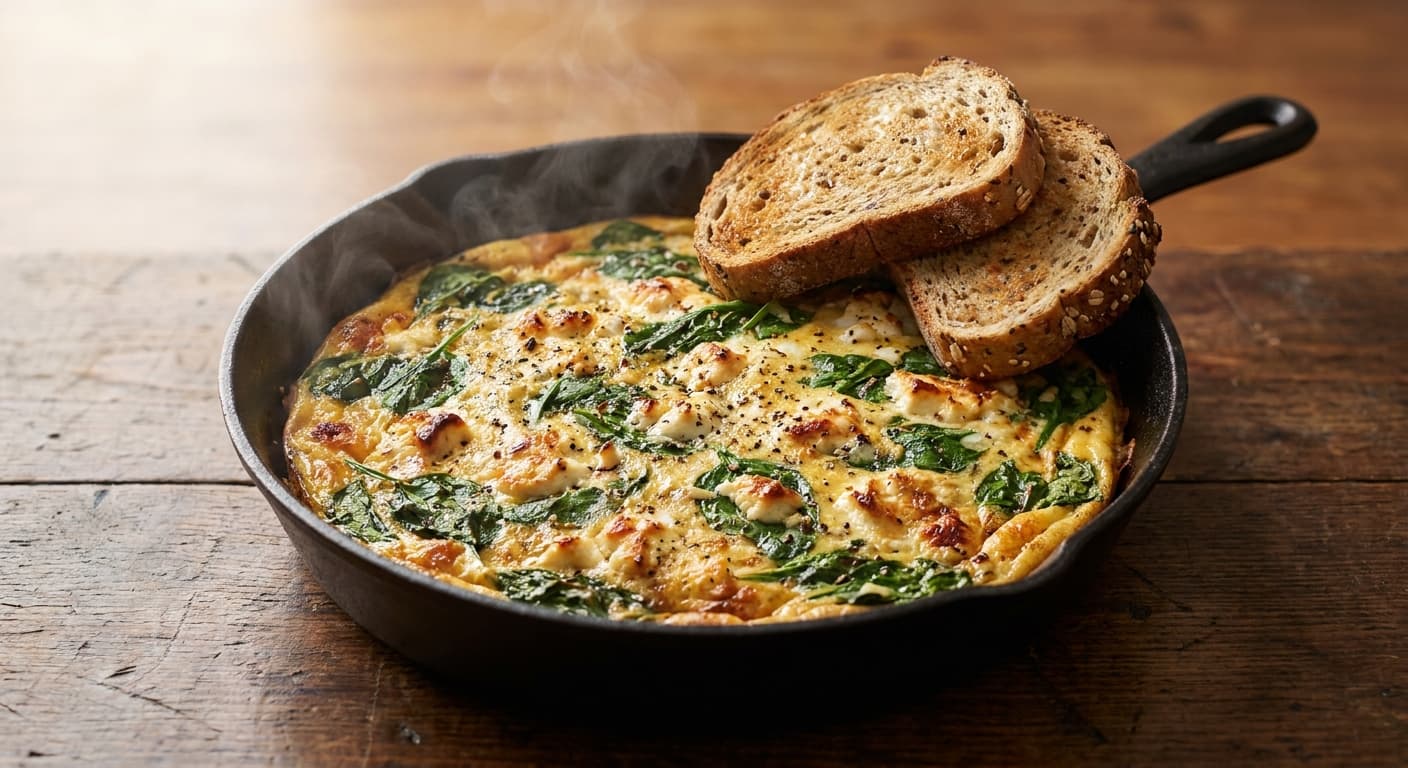 Spinach & Feta Frittata