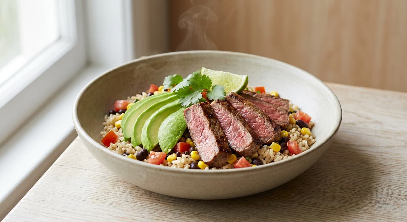 Steak & Avocado Bowl