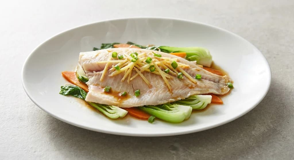 Steamed Tilapia with Ginger