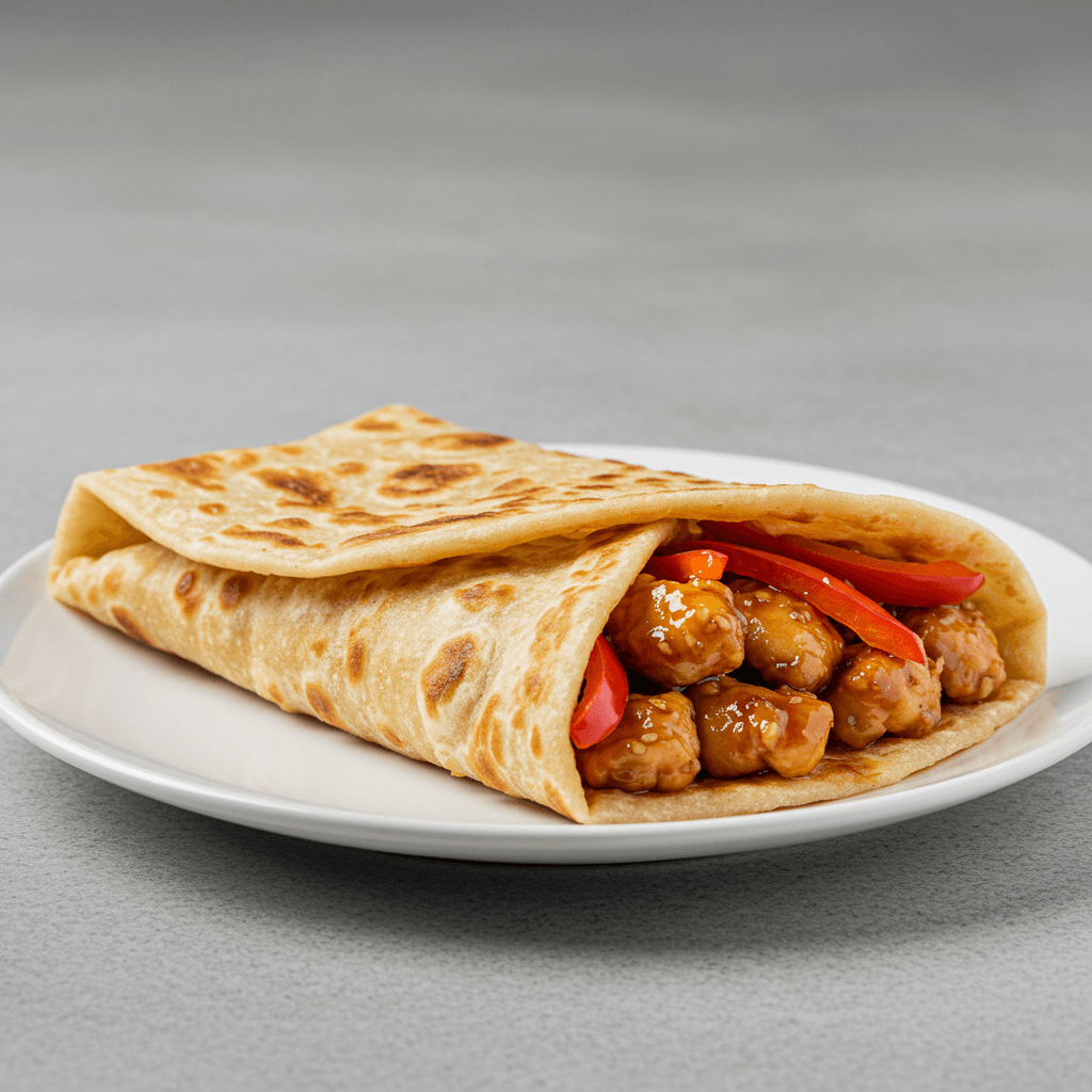 Sticky Honey-Soy Chicken Roti