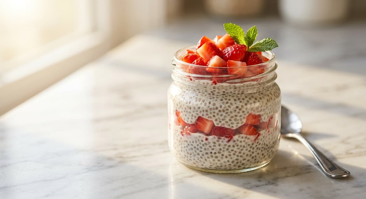 Strawberry Chia Pudding