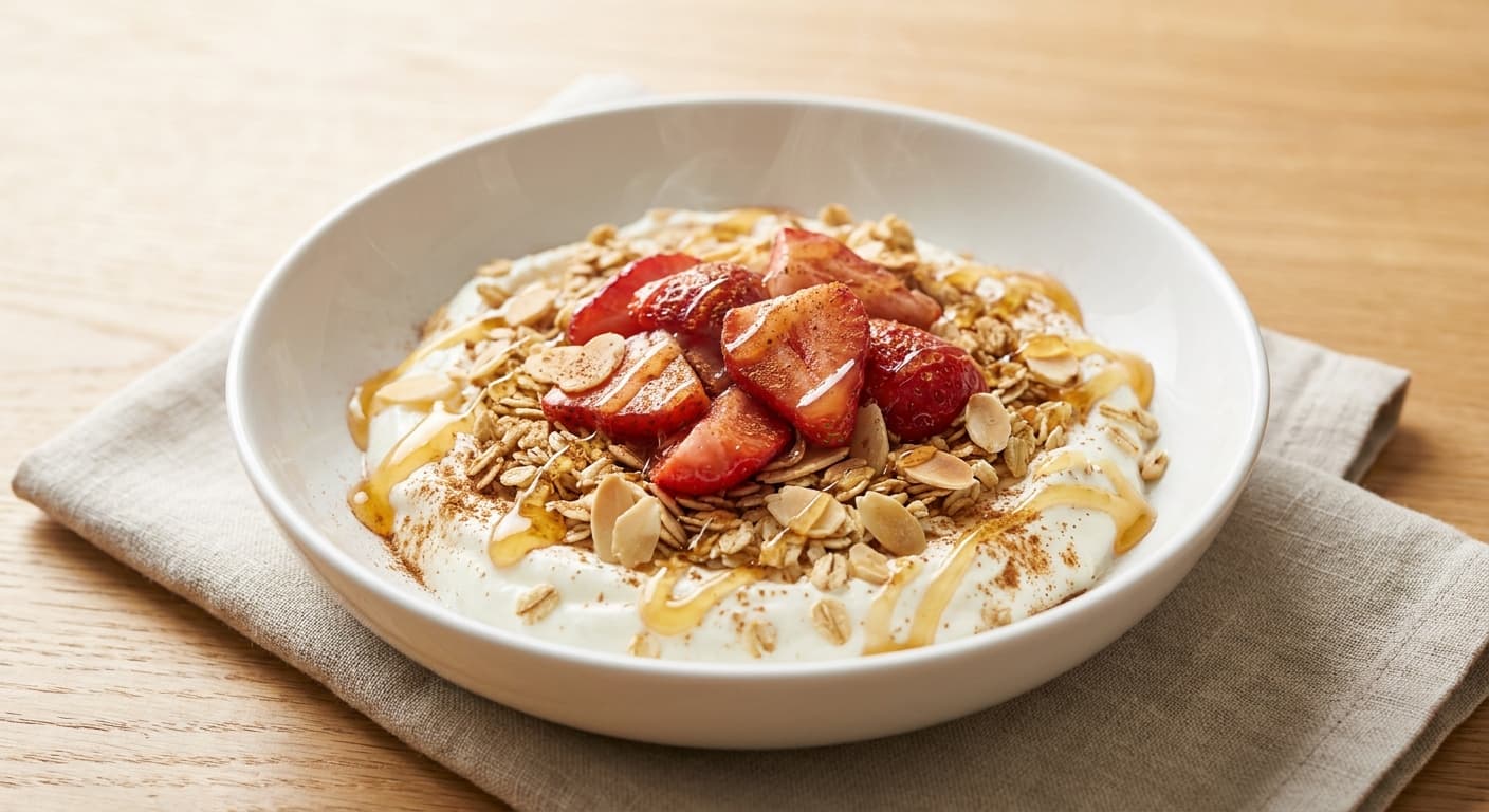 Strawberry & Greek Yoghurt Crunch