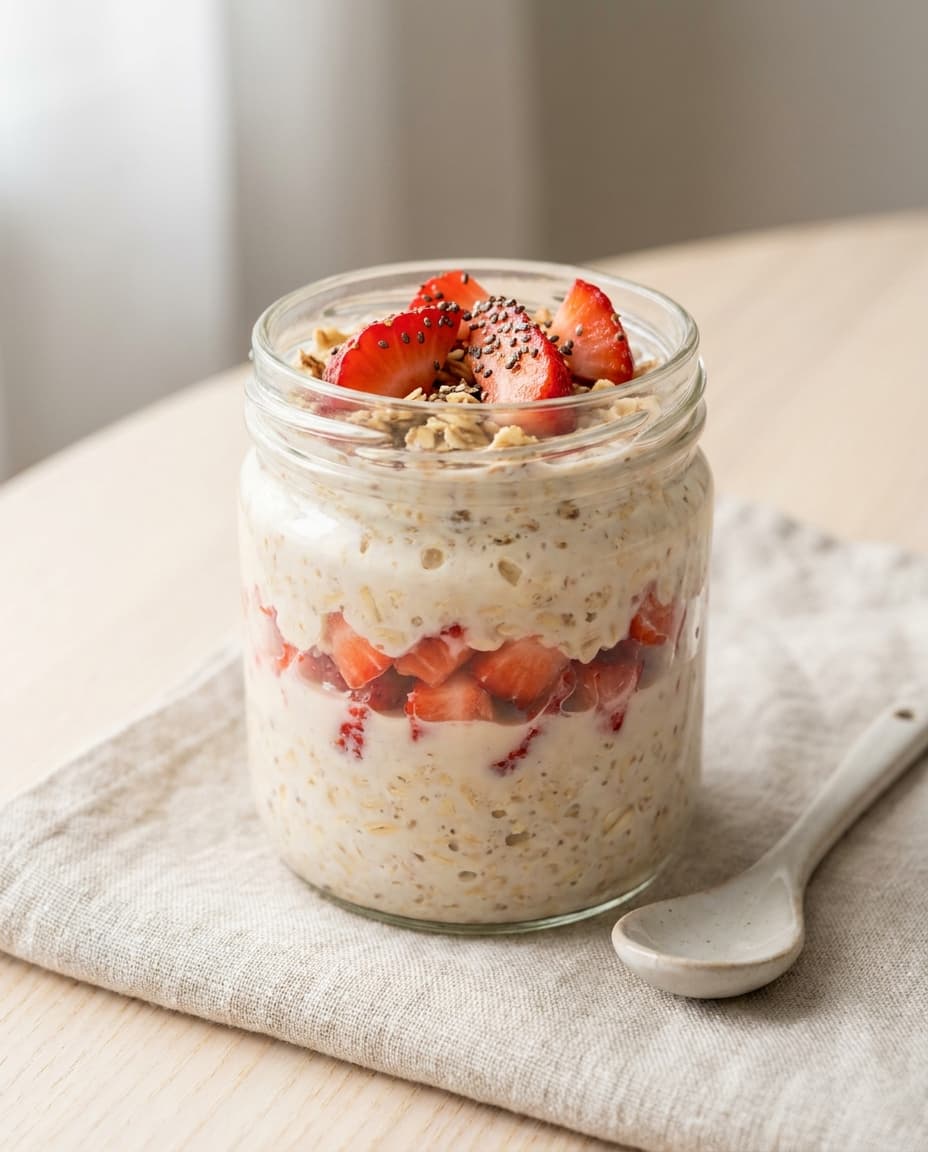 Strawberry Overnight Oats