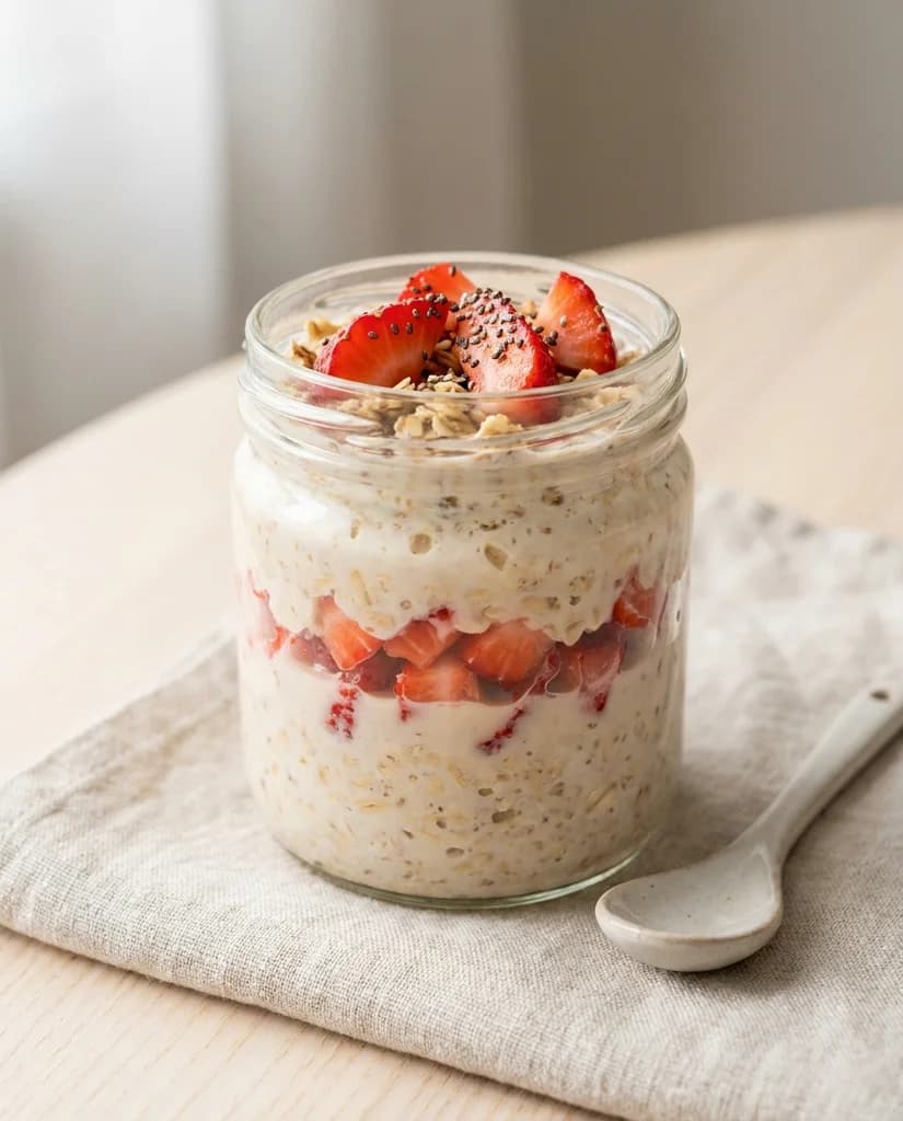 Strawberry Overnight Oats