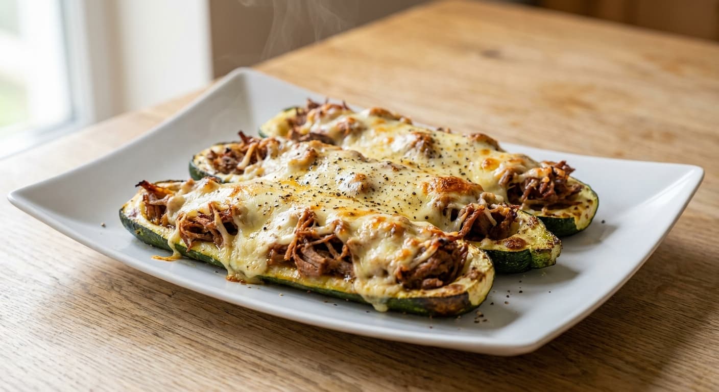 Stuffed Zucchini with Meat