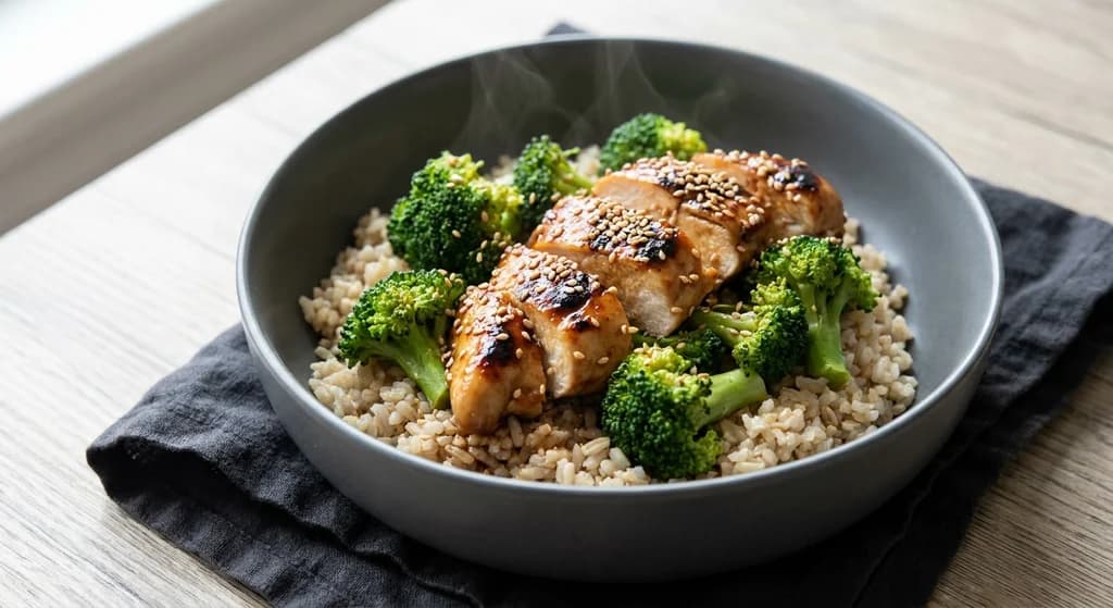 Teriyaki Chicken & Broccoli Rice Bowl
