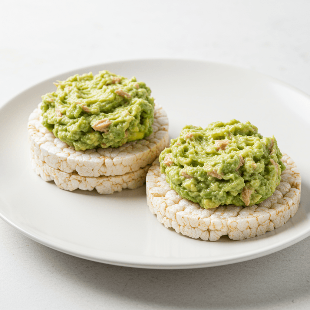 Avocado Tuna Smash Crackers