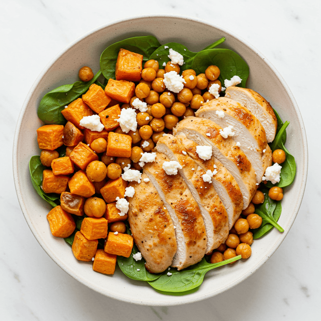 Chicken & Sweet Potato Glow Bowl