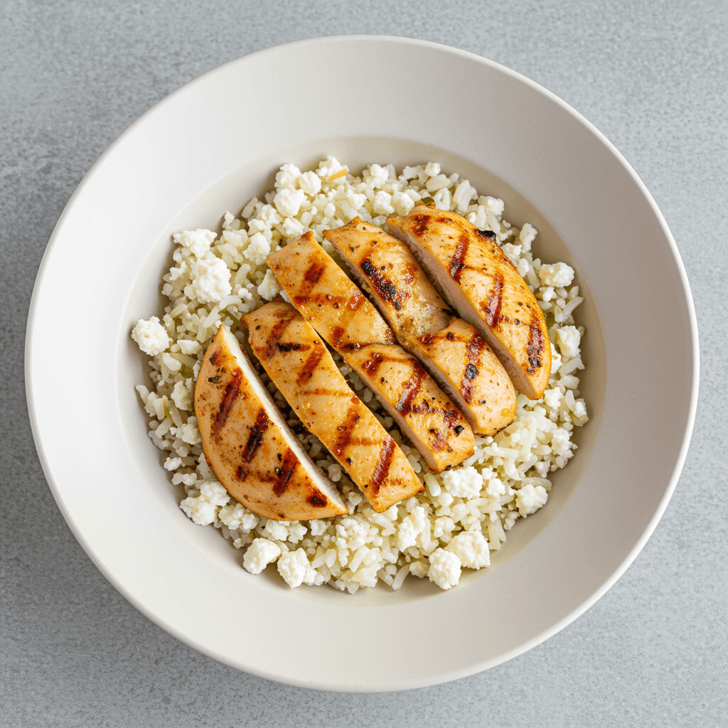 Lemon Chicken & Feta Rice