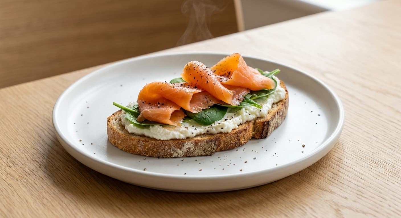Toast Smoked Salmon & Ricotta