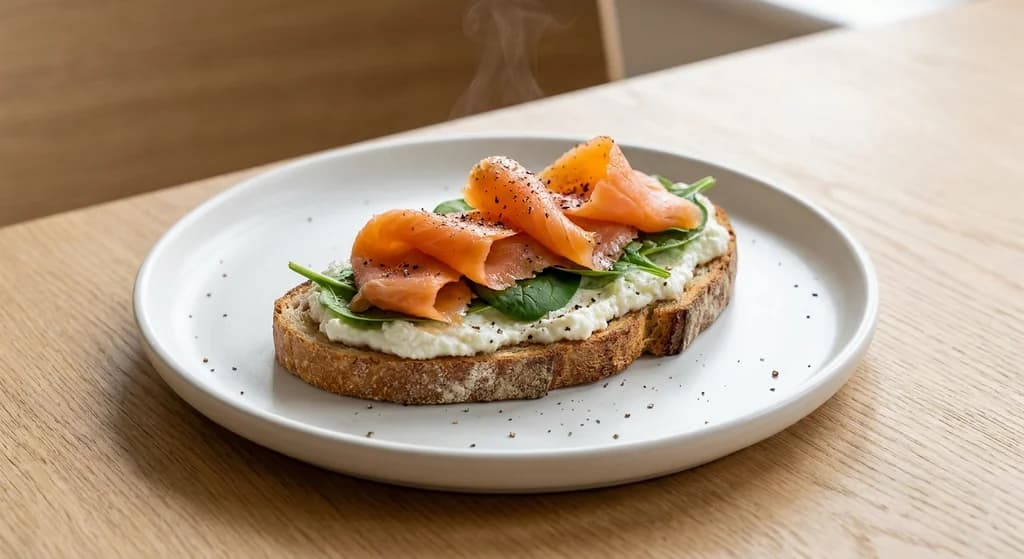 Toast Smoked Salmon & Ricotta