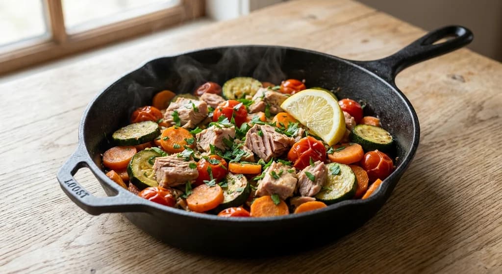 Tuna and Vegetable Skillet