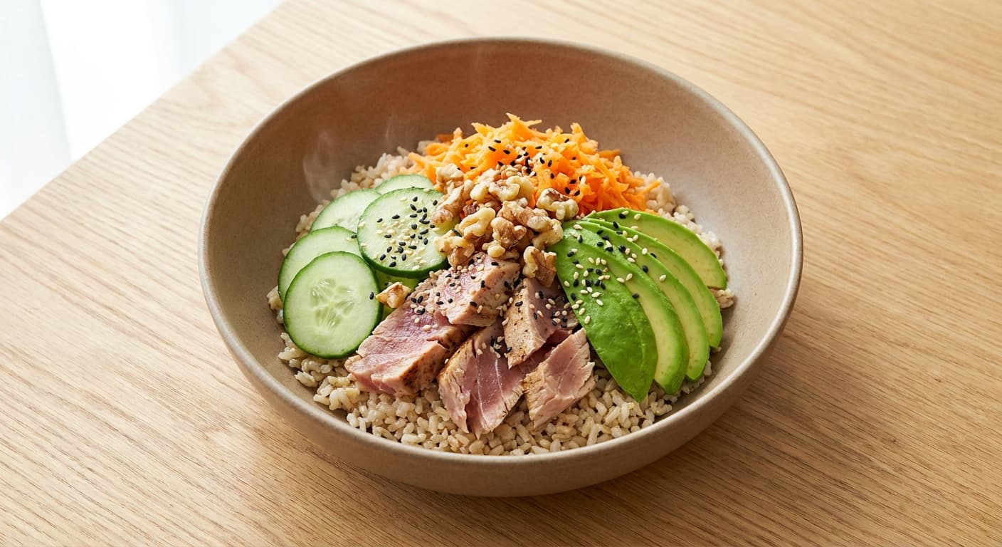 Tuna & Walnut Rice Bowl