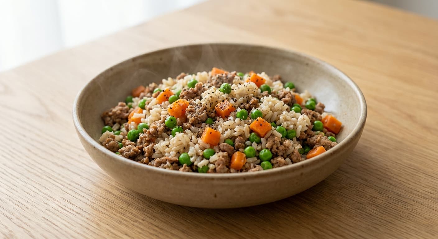 Turkey & Pea Rice Skillet