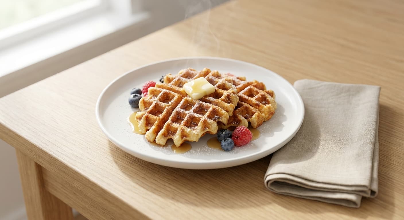 Vanilla Protein Waffles
