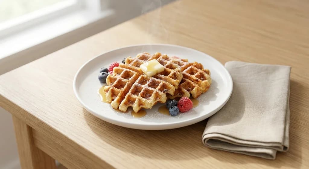 Vanilla Protein Waffles