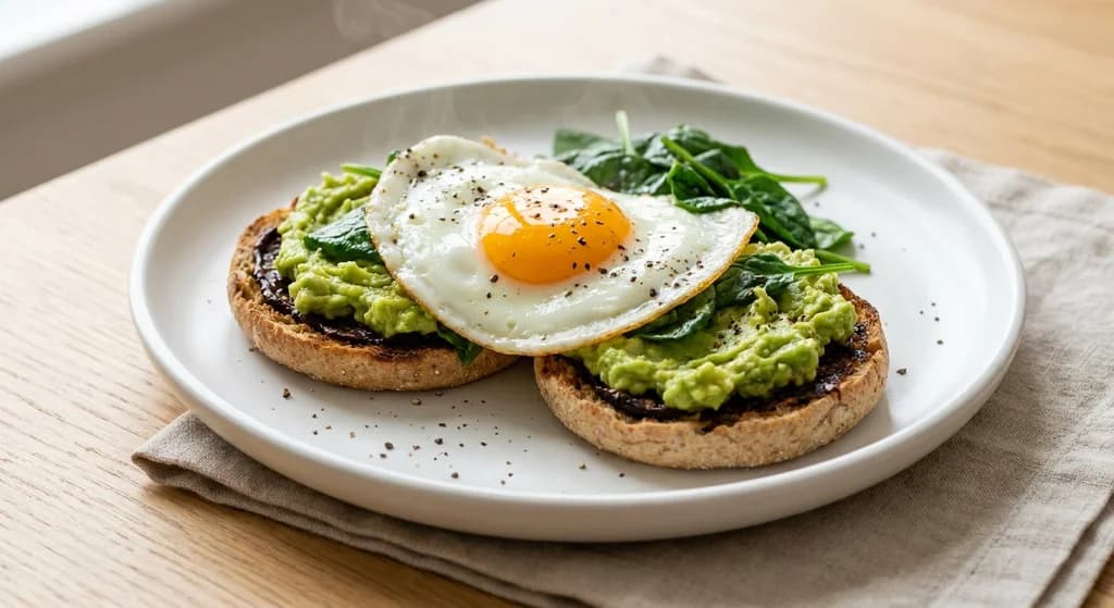 Vegemite & Avocado English Muffin
