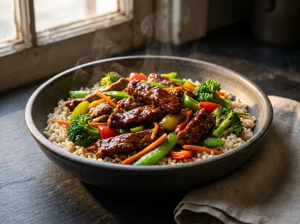 Vegemite Beef Stir-Fry