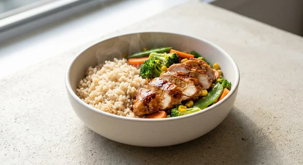 Vegemite Chicken Rice Bowl