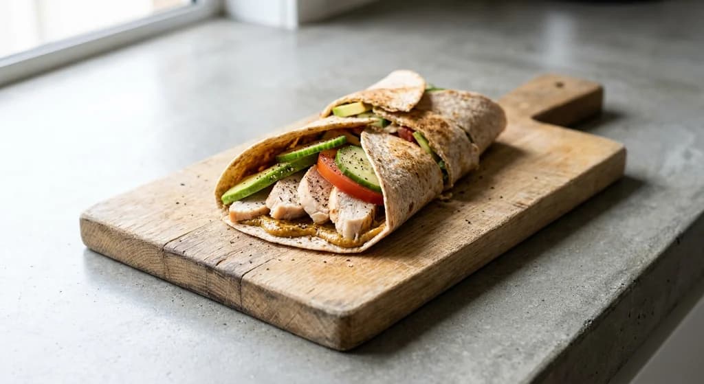 Vegemite Chicken Wrap