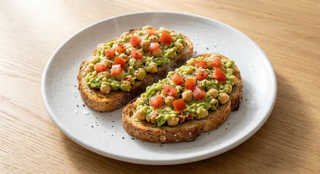 Vegemite Chickpea & Avocado Toast