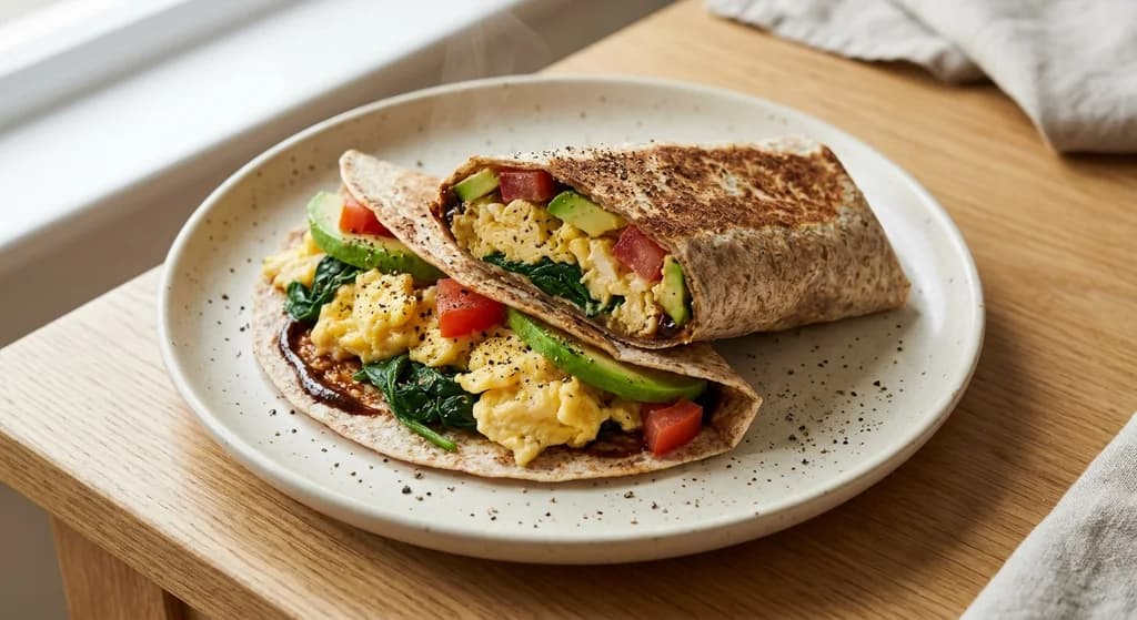 Vegemite Egg Fried Wrap