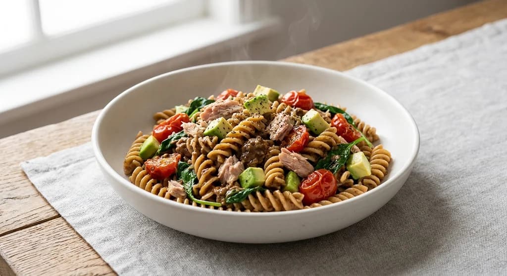 Vegemite Tuna & Avocado Pasta