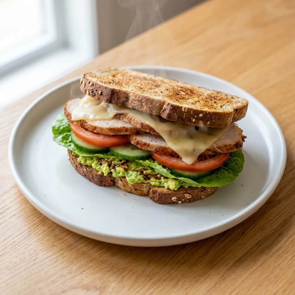 Vegemite Turkey & Veggie Sandwich