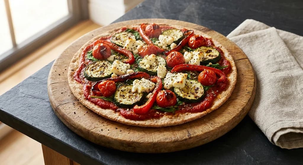 Vegetable & Feta Pizza