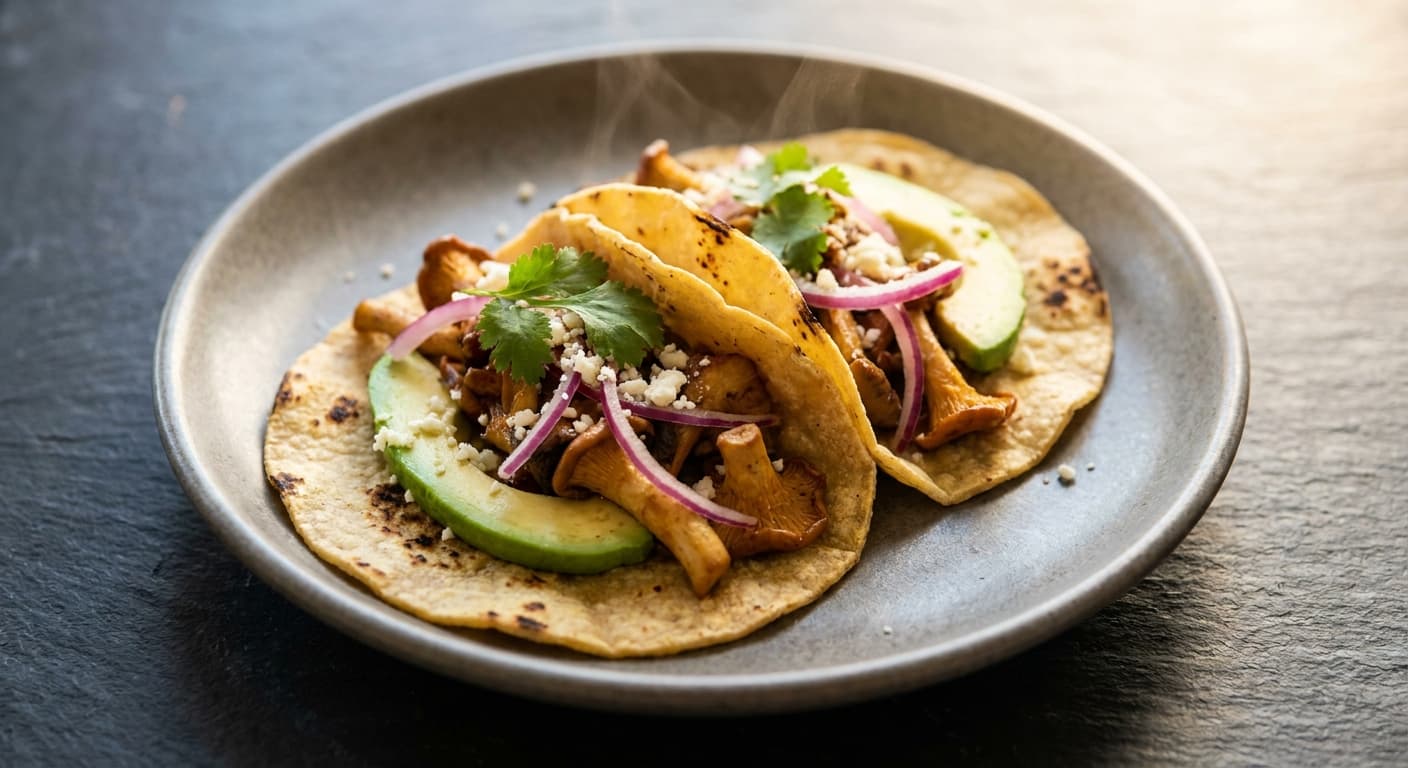 Vegetarian Mushroom Tacos