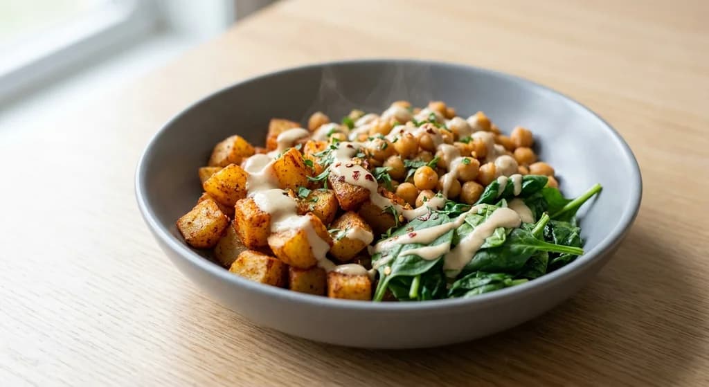 Vegetarian Potato & Chickpea Bowl