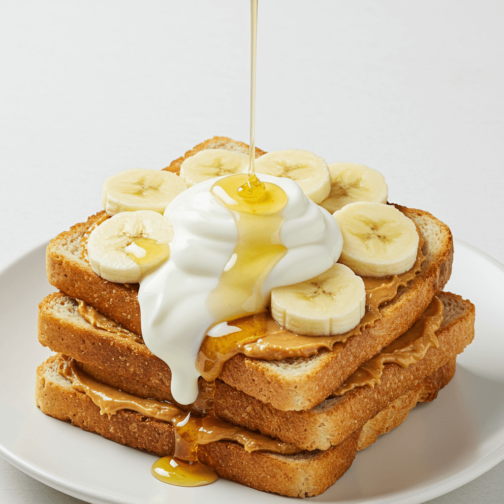 HK-Style Peanut Butter Lava French Toast