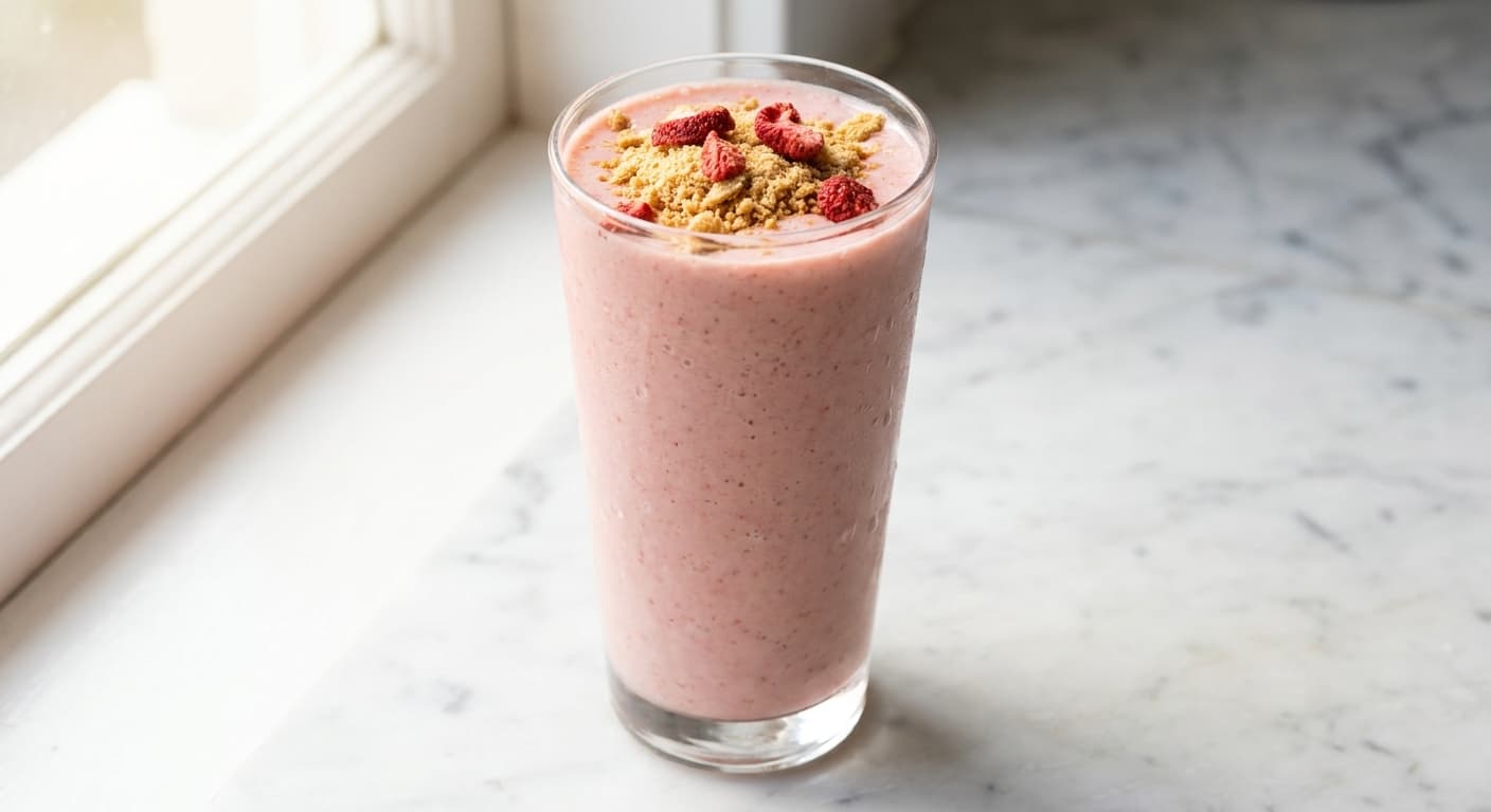 Weet-bix Strawberry Smoothie