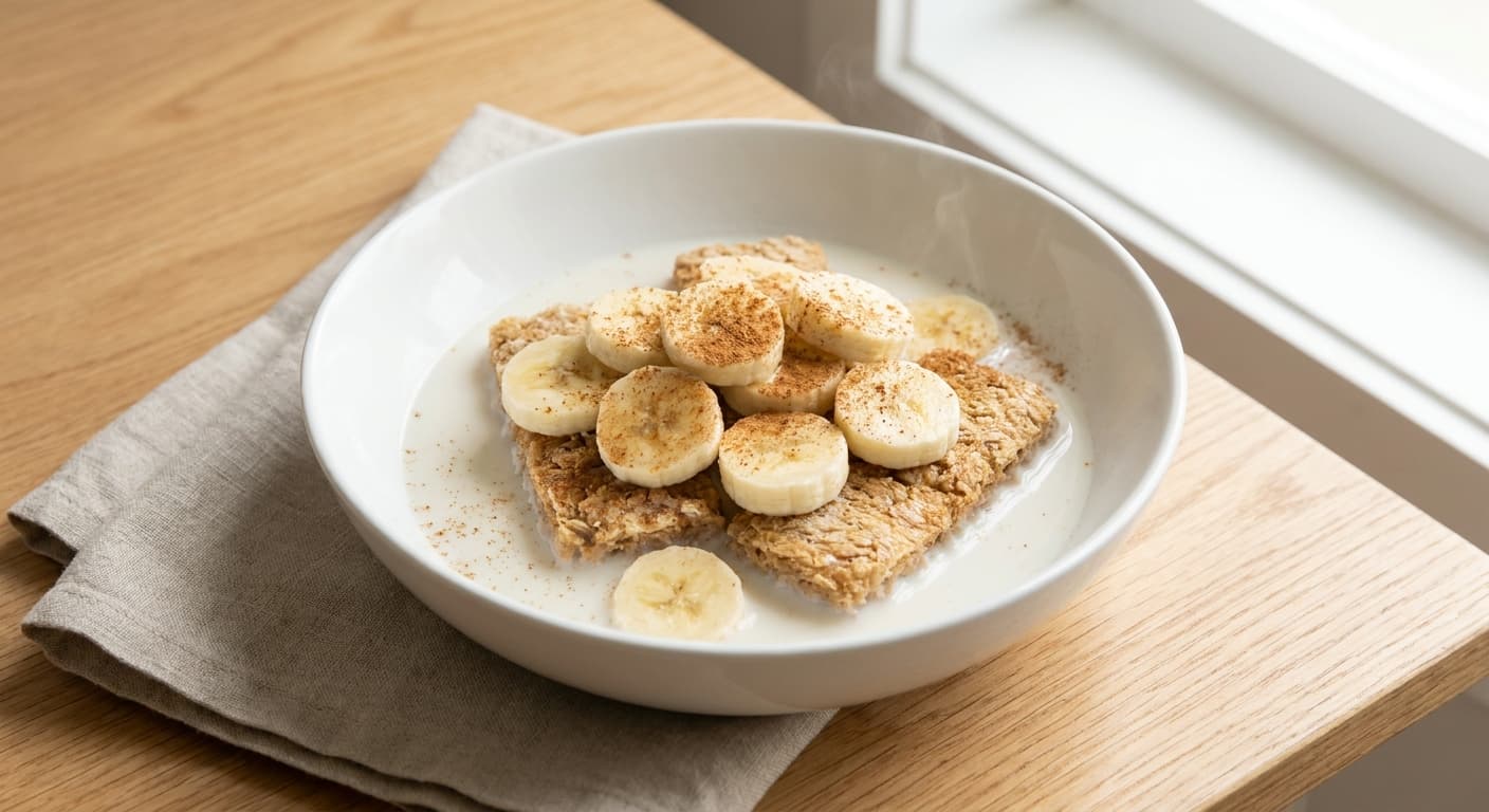 Weet-Bix with Banana and Cinnamon