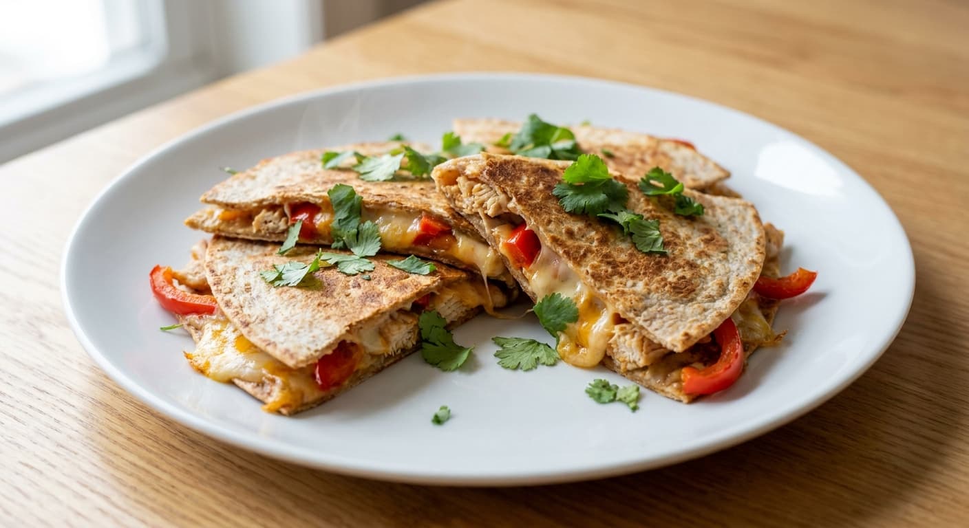 Whole Wheat Chicken Quesadilla