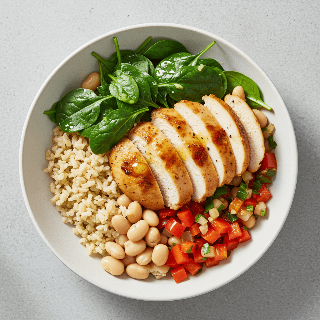 Zesty Chicken & Bean Power Bowl