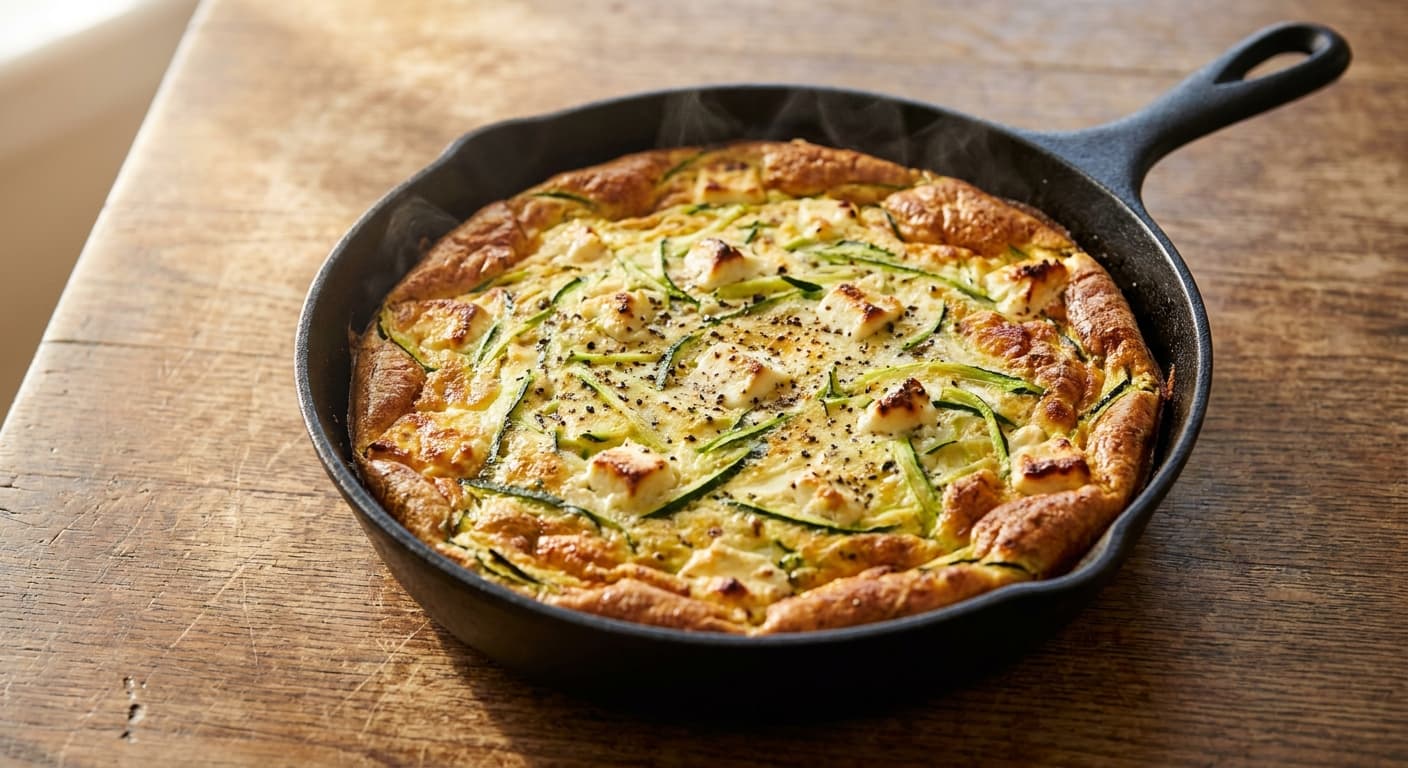 Zucchini and Feta Frittata